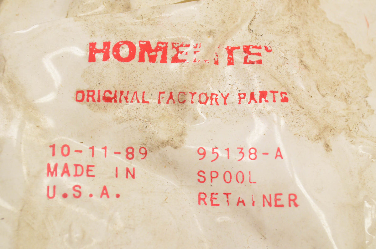 Homelite 95138-A Spool Retainer NOS