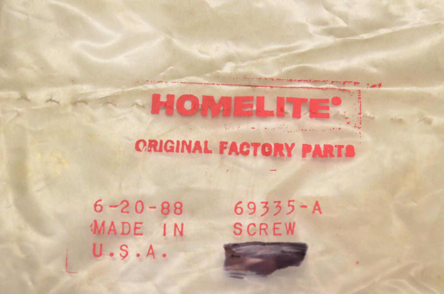 Homelite 69335-A Screw NOS