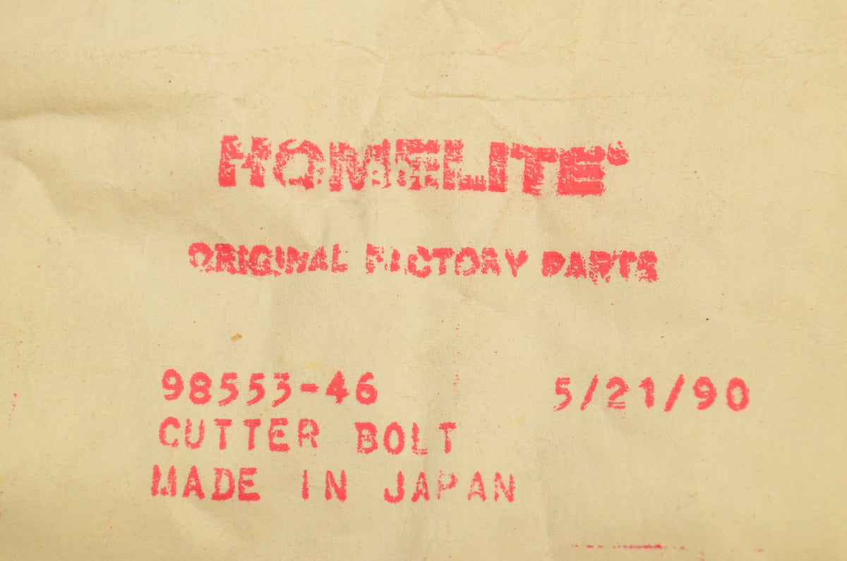 Homelite 98553-46 Screw Qty 2 NOS