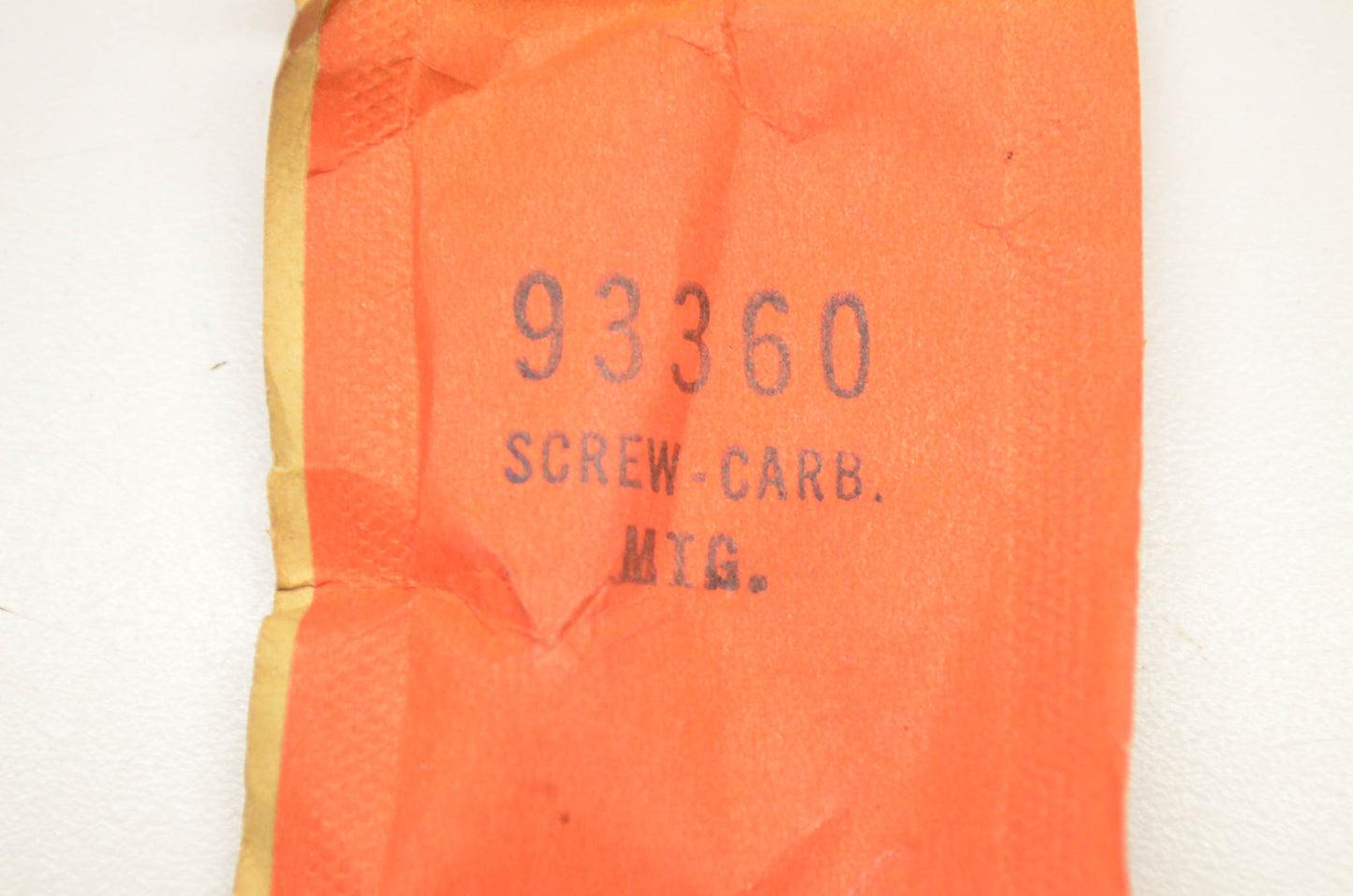 New OEM Briggs & Stratton 93360 Carburetor Mounting Screw NOS