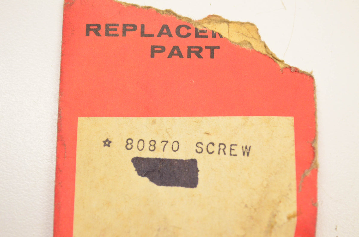 Homelite 80870 Screw Qty 2 NOS