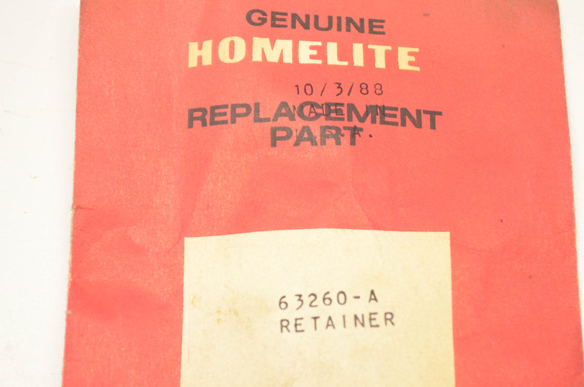 Homelite 63260-A Retainer NOS