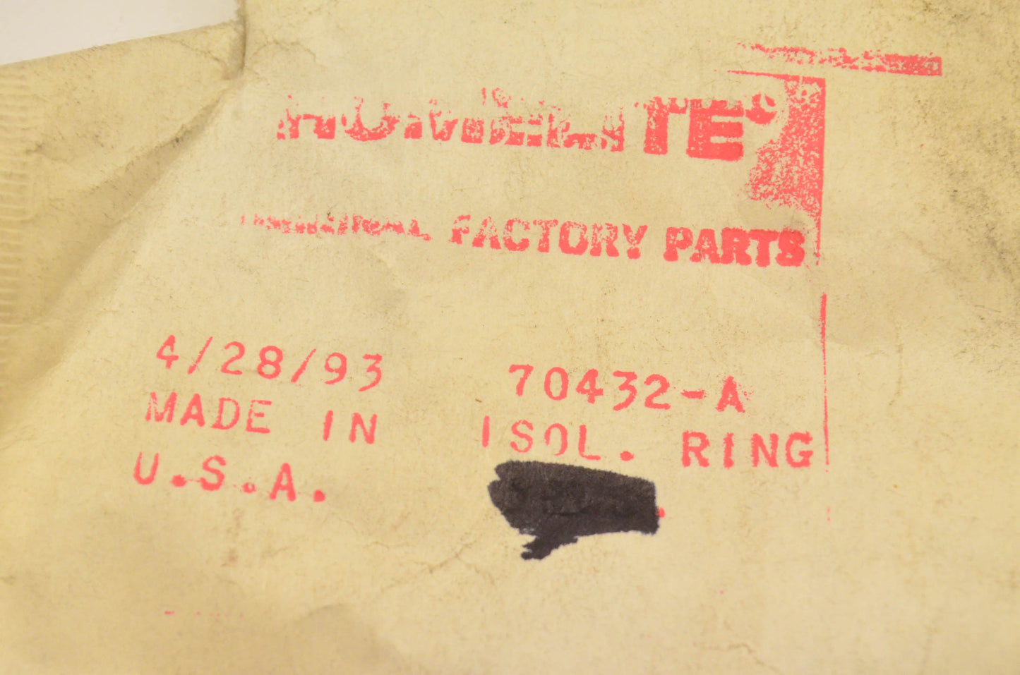 Homelite 70432-A Isolator Ring Qty 2 NOS