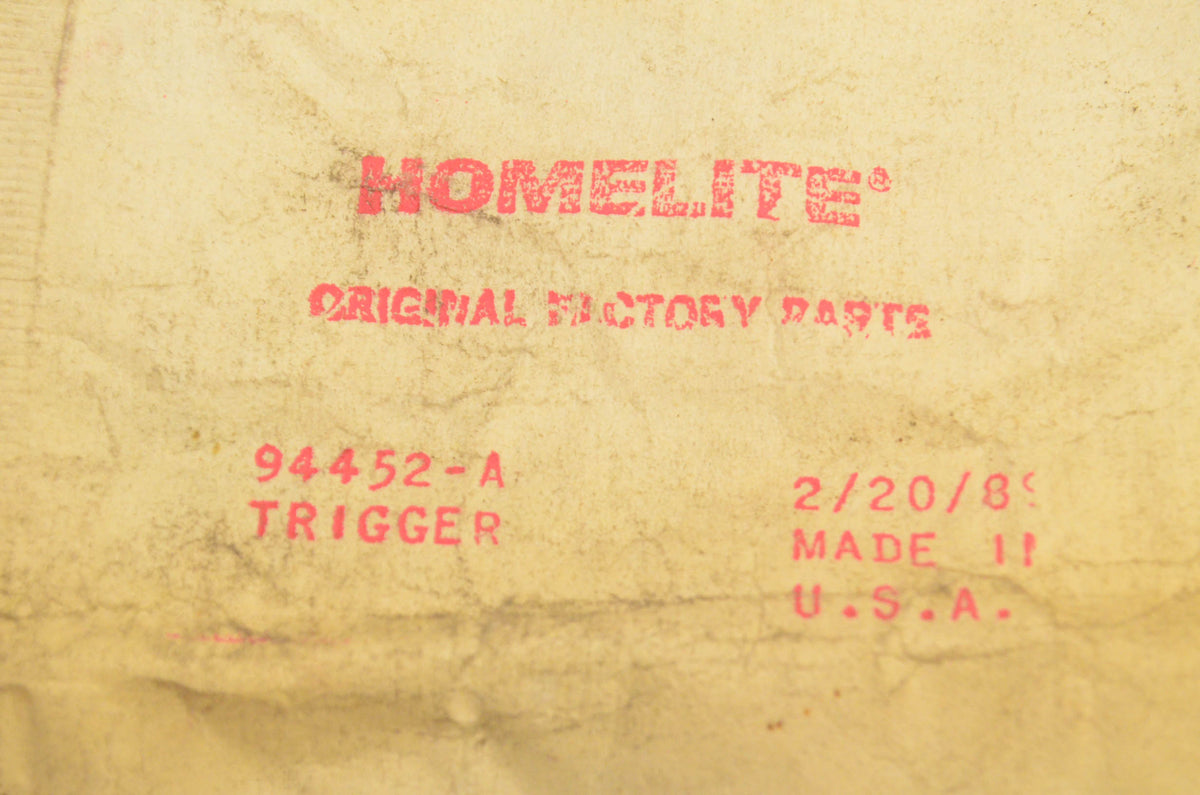 Homelite 94452-A Trigger NOS