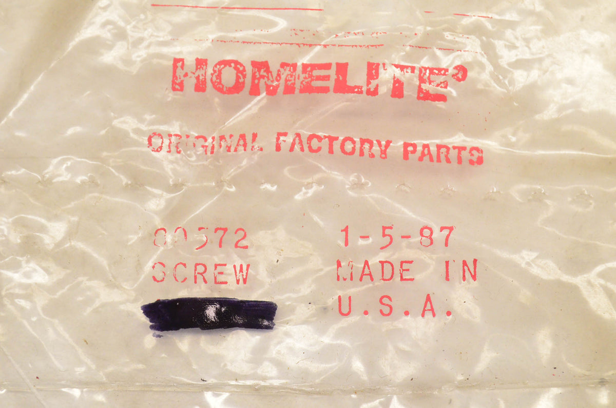 Homelite 80572 Screw Qty 2 NOS