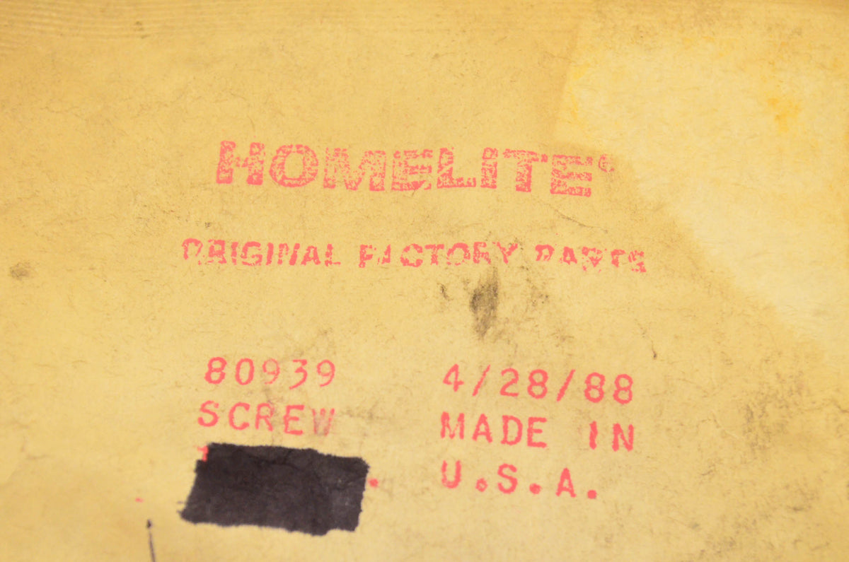 Homelite 80939 Screw NOS