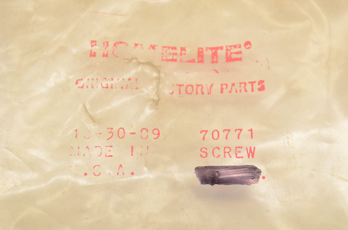Homelite 70771 Screw Qty 2 NOS