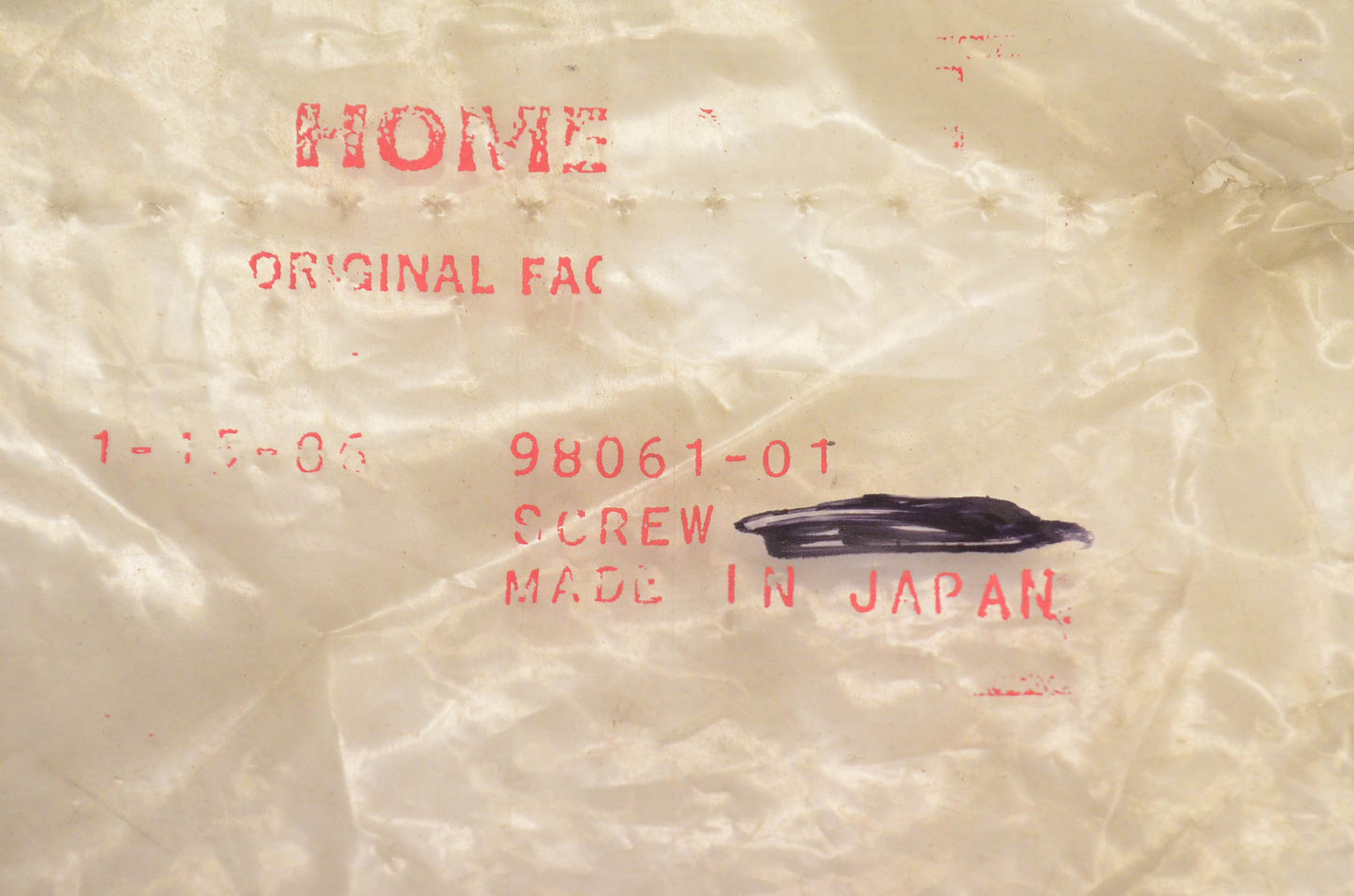 Homelite 98061-01 Screw NOS