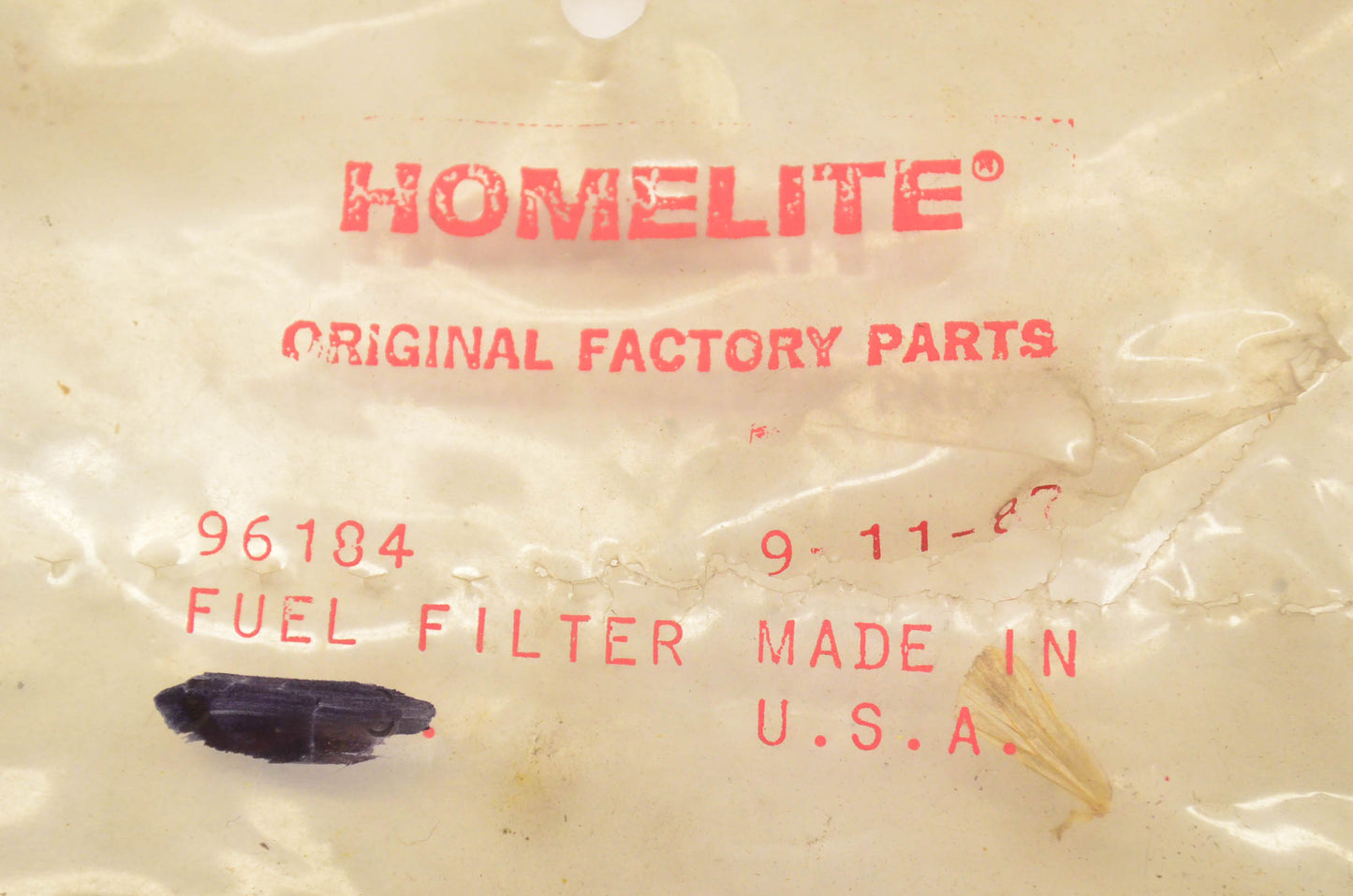 Homelite 96184 Fuel Filter Qty 2 NOS