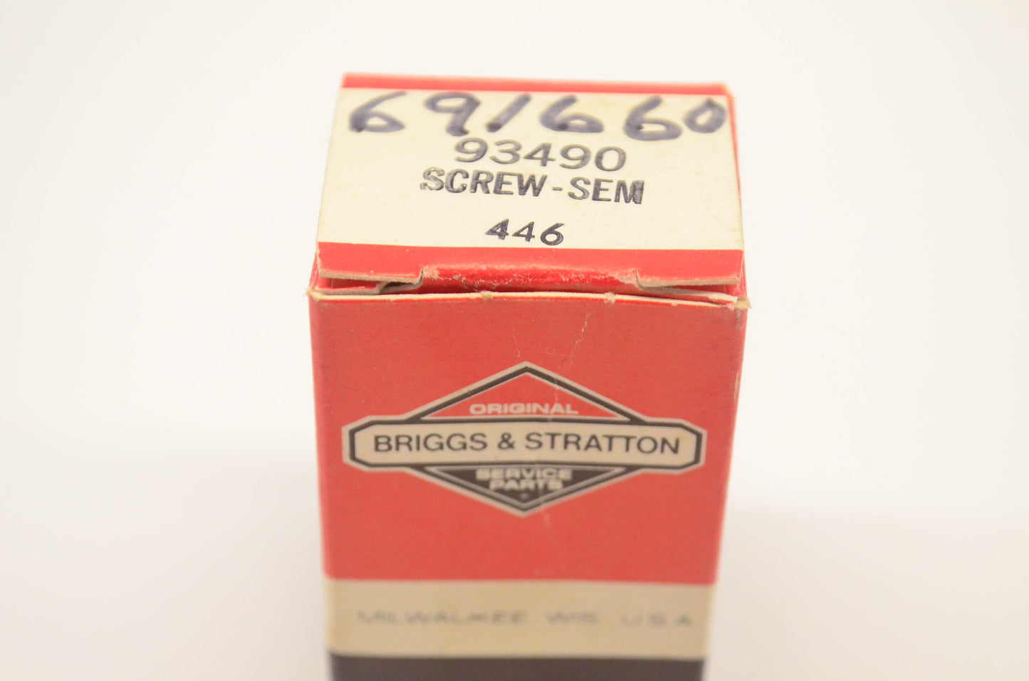 New OEM Briggs & Stratton 93490, 691660 Screw Qty 2 NOS