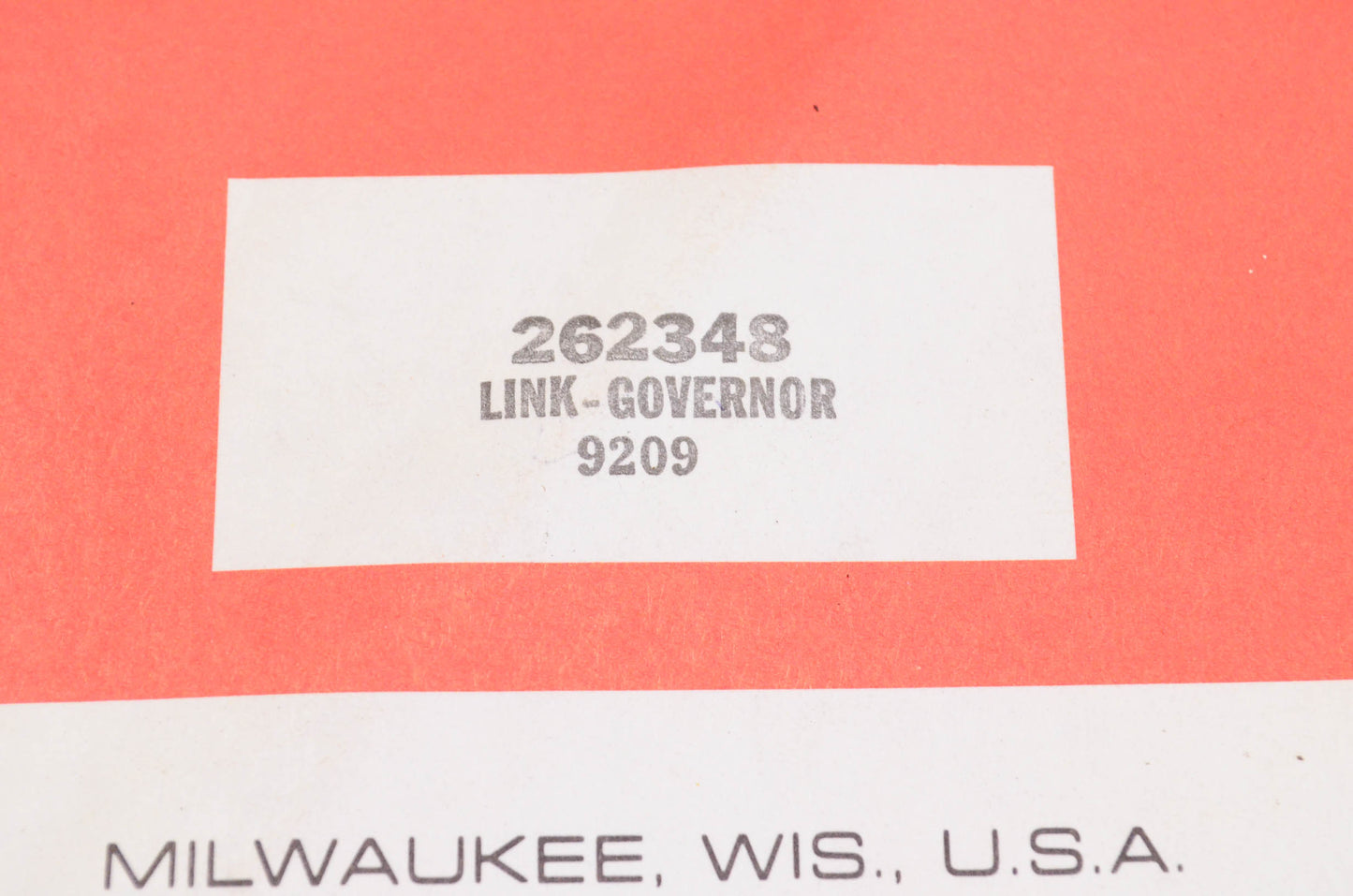 New OEM Briggs & Stratton 262348 Governor Link NOS