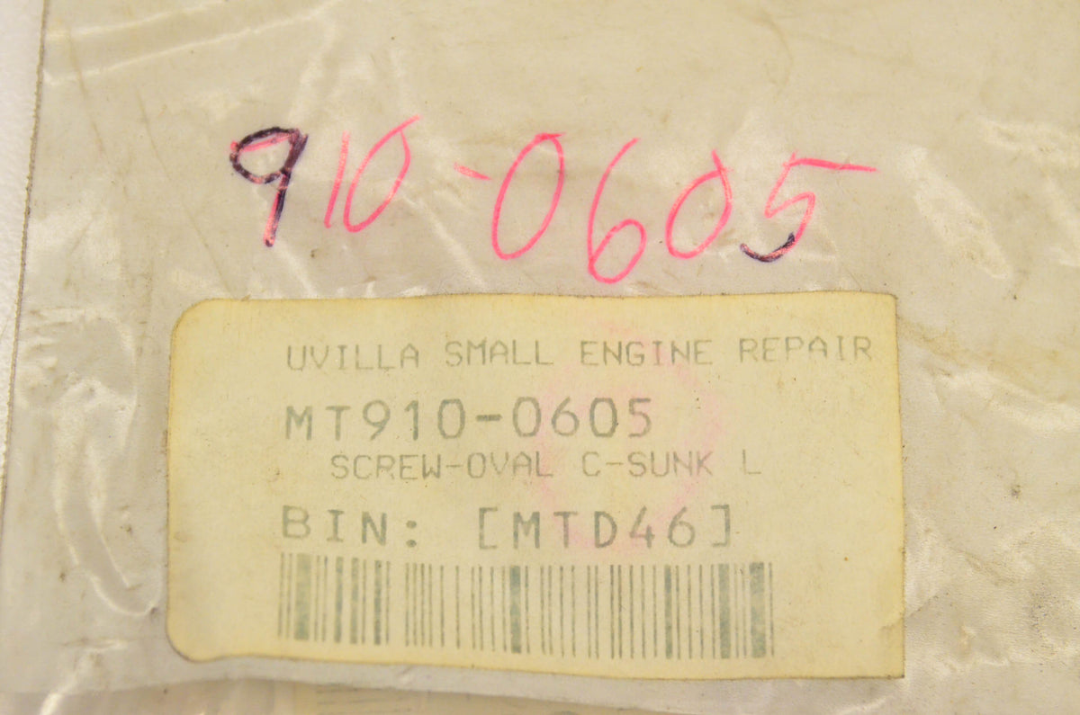 MTD 910-0605 Screw NOS