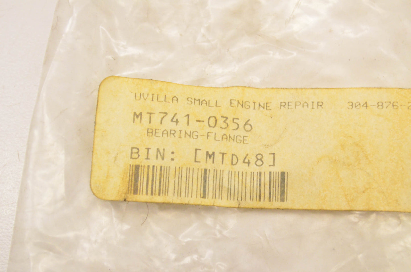 MTD 741-0356 Flange Bearing NOS