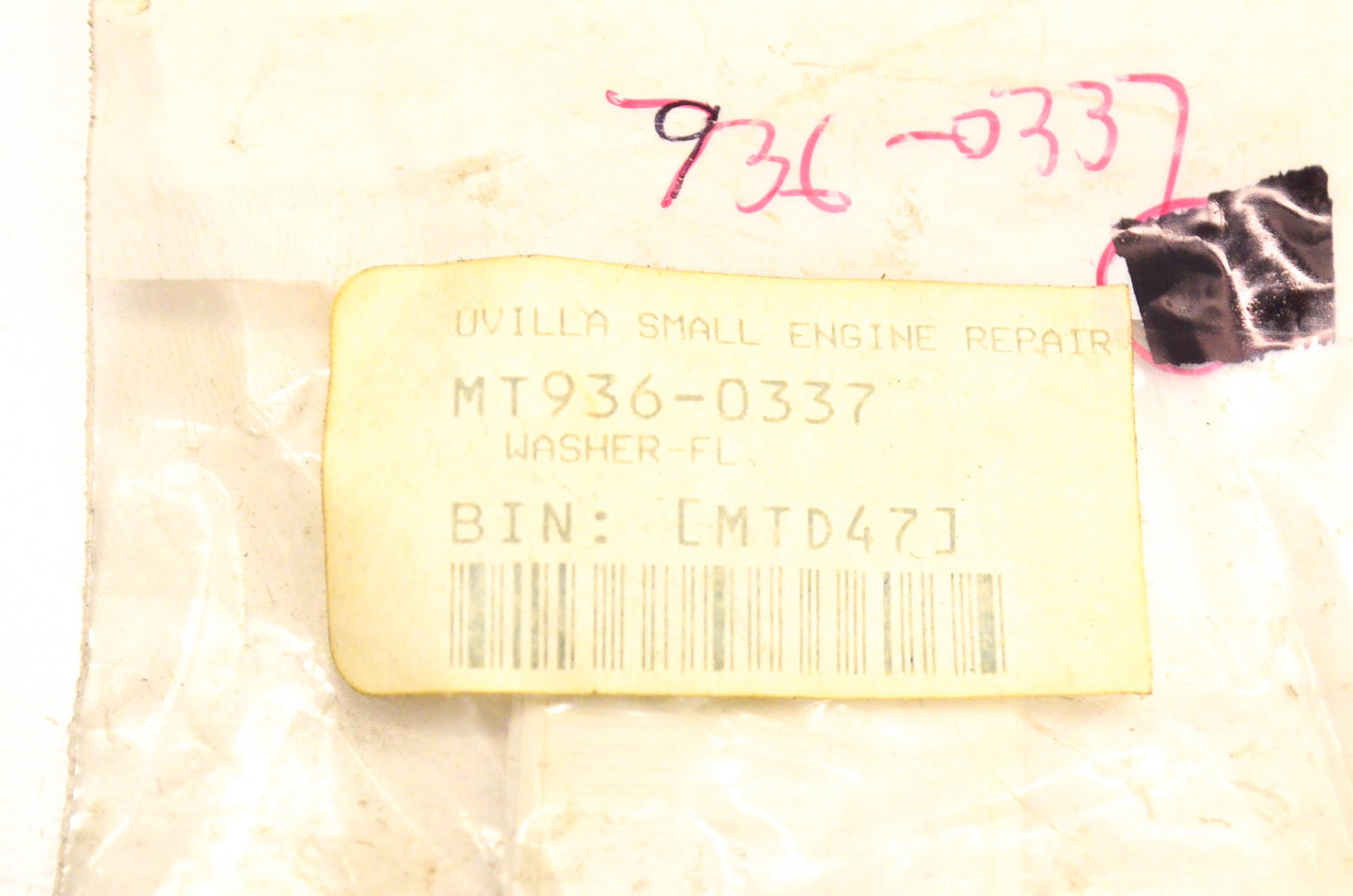 MTD 936-0337 Flat Washer NOS