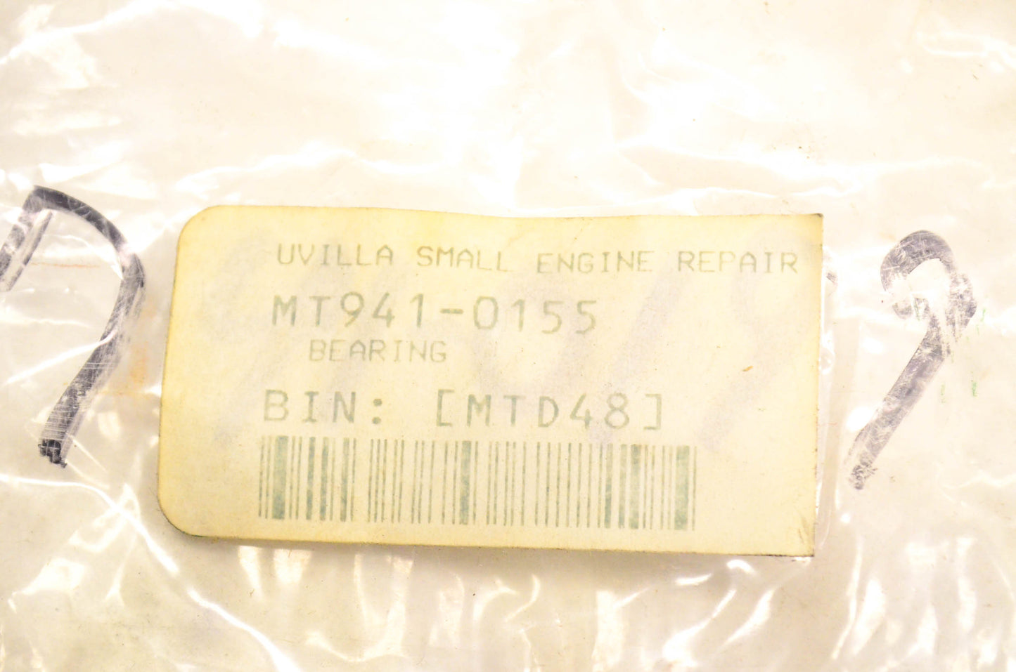MTD 941-0155 Ball Bearing NOS