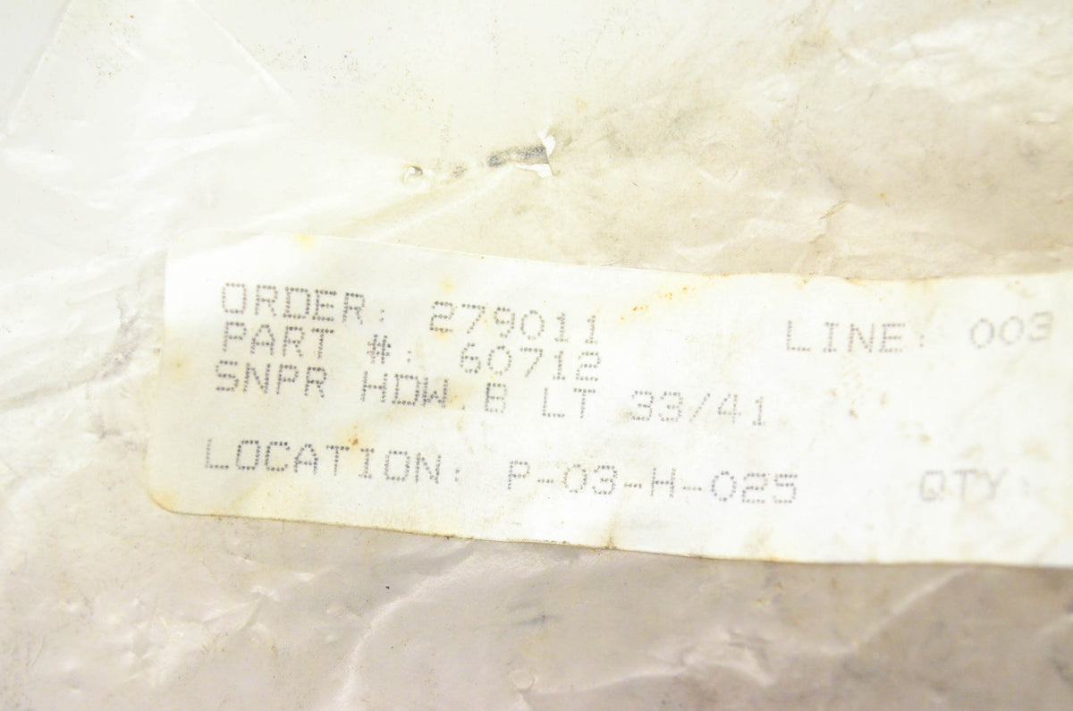 Snapper 60712 Implement Lift Hardware Kit NOS