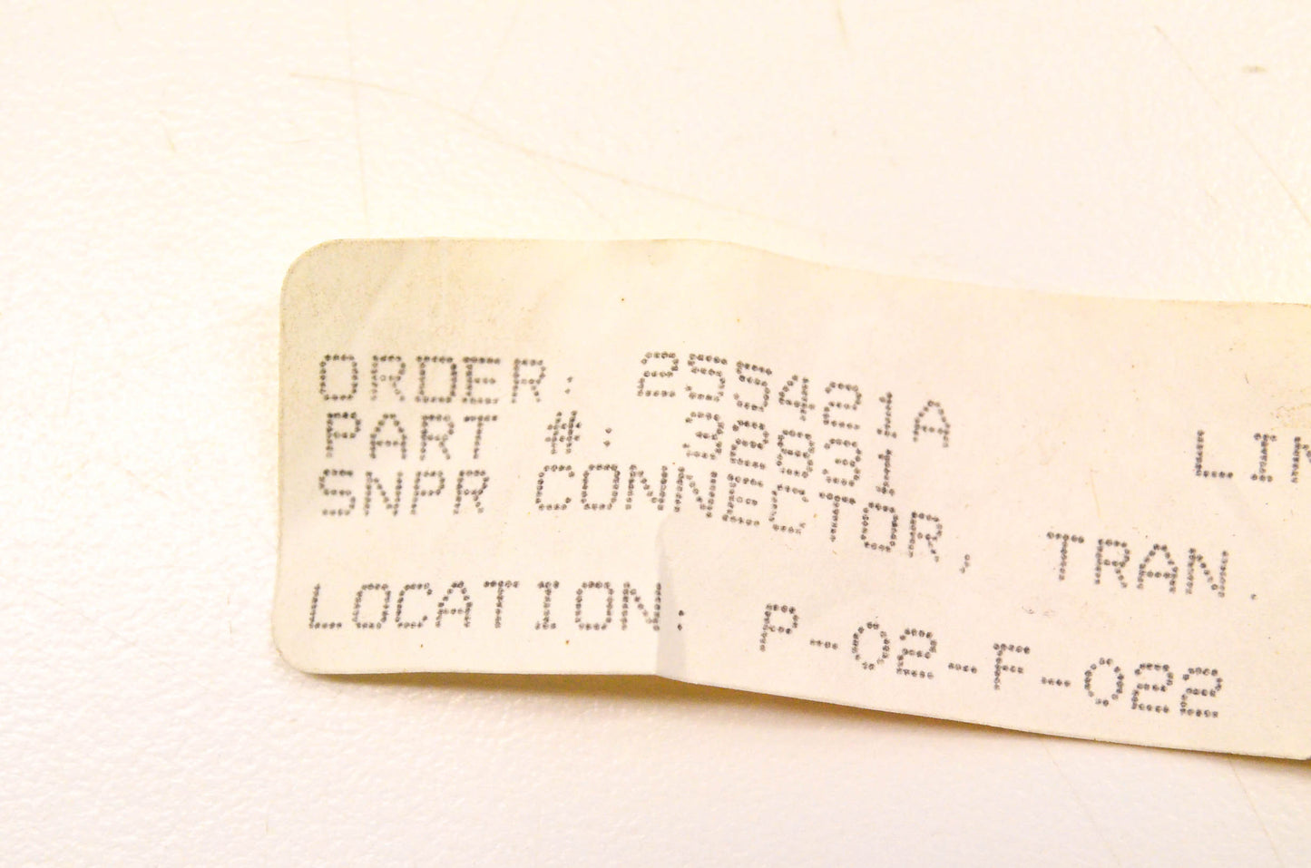 Snapper 32831 Transfer Rod Connector NOS