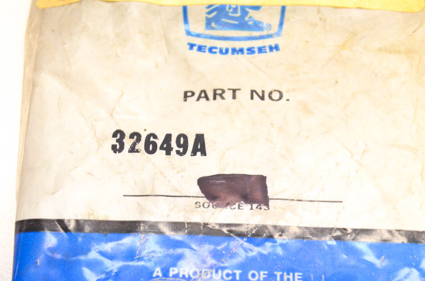 Tecumseh 32649A, 32649 Gasket Qty 2 NOS