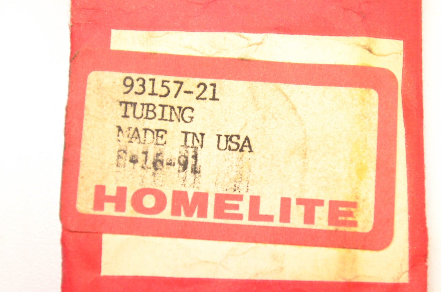 Homelite 93157-21 Tubing NOS