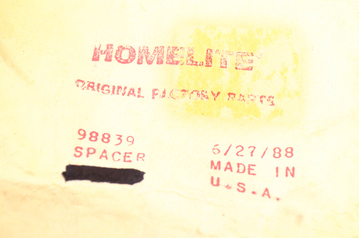 Homelite 98839 Spacer NOS