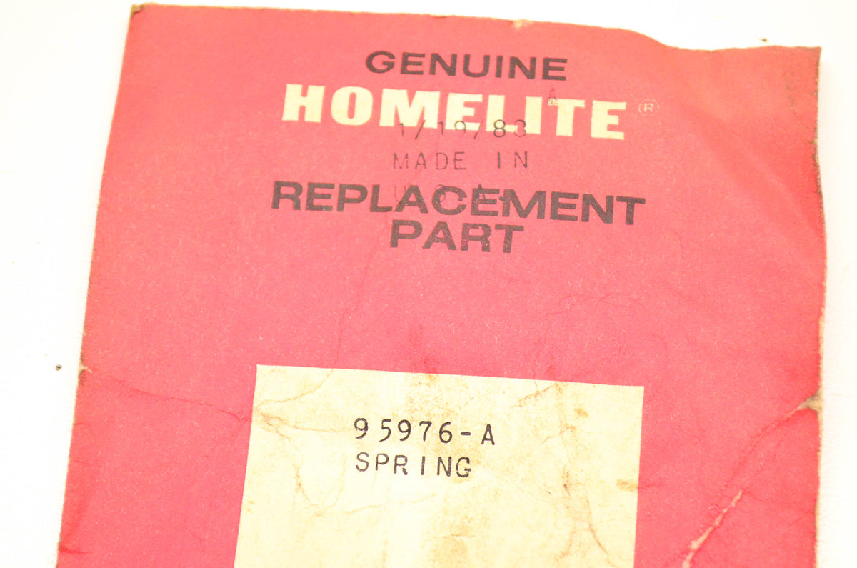 Homelite 95976-A Spring NOS