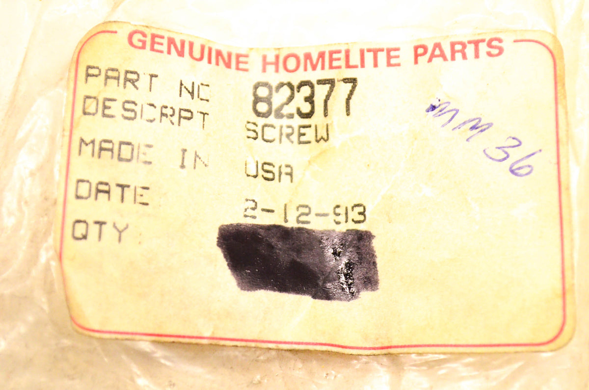 Homelite 82377 Screw NOS