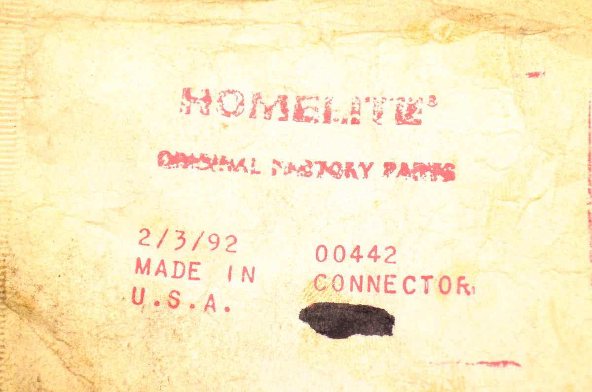 Homelite 00442 Drive Connector NOS