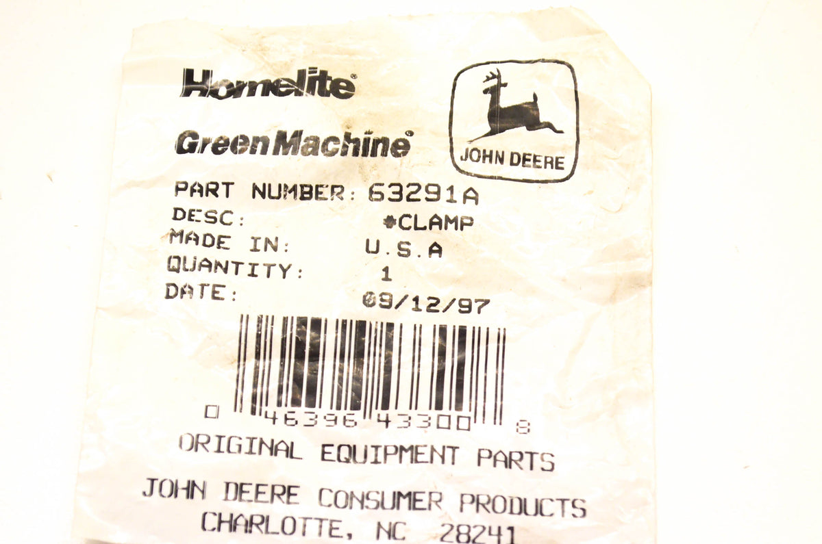 Homelite 63291A Clamp NOS
