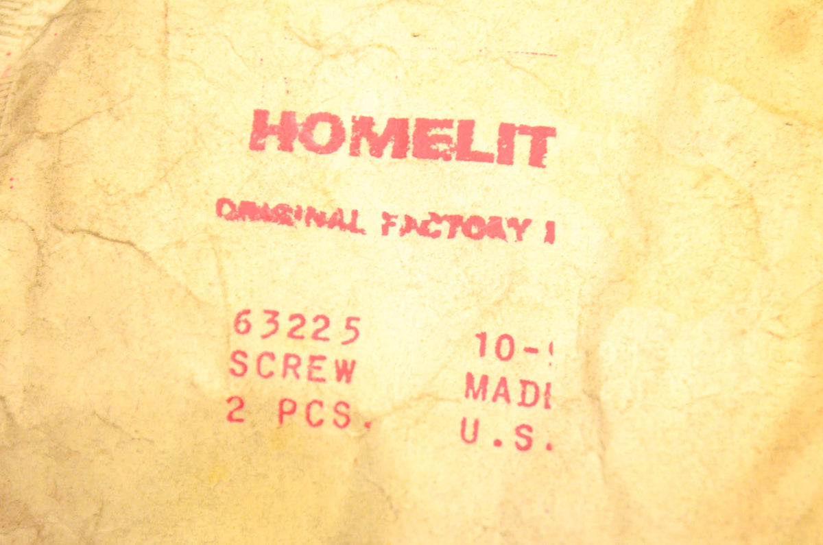 Homelite 63225 Adjusting Screw Qty 2 NOS