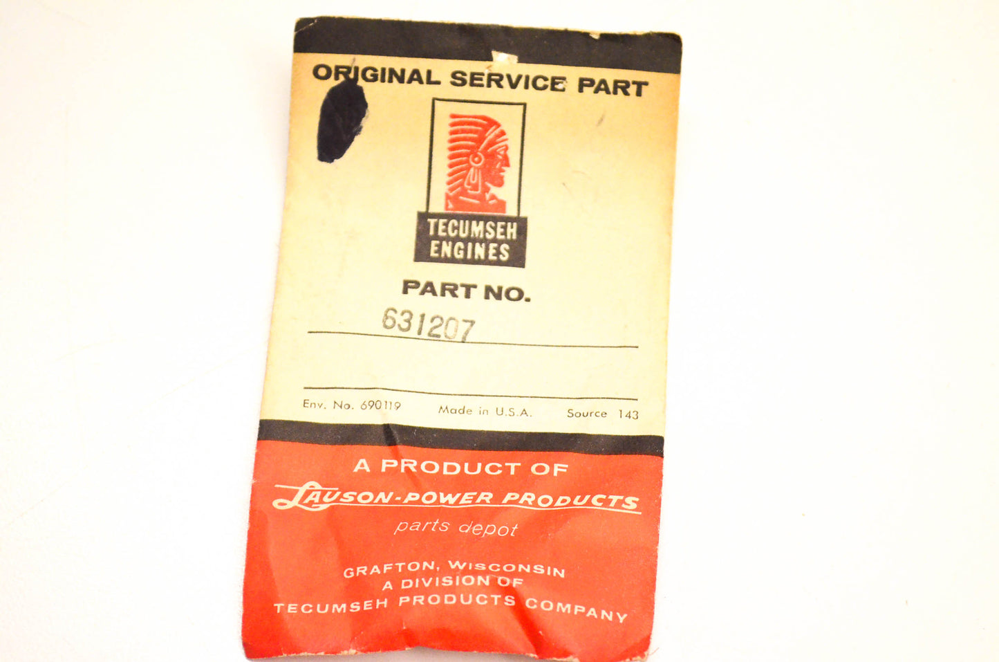 Tecumseh 631207 Needle Valve Kit NOS