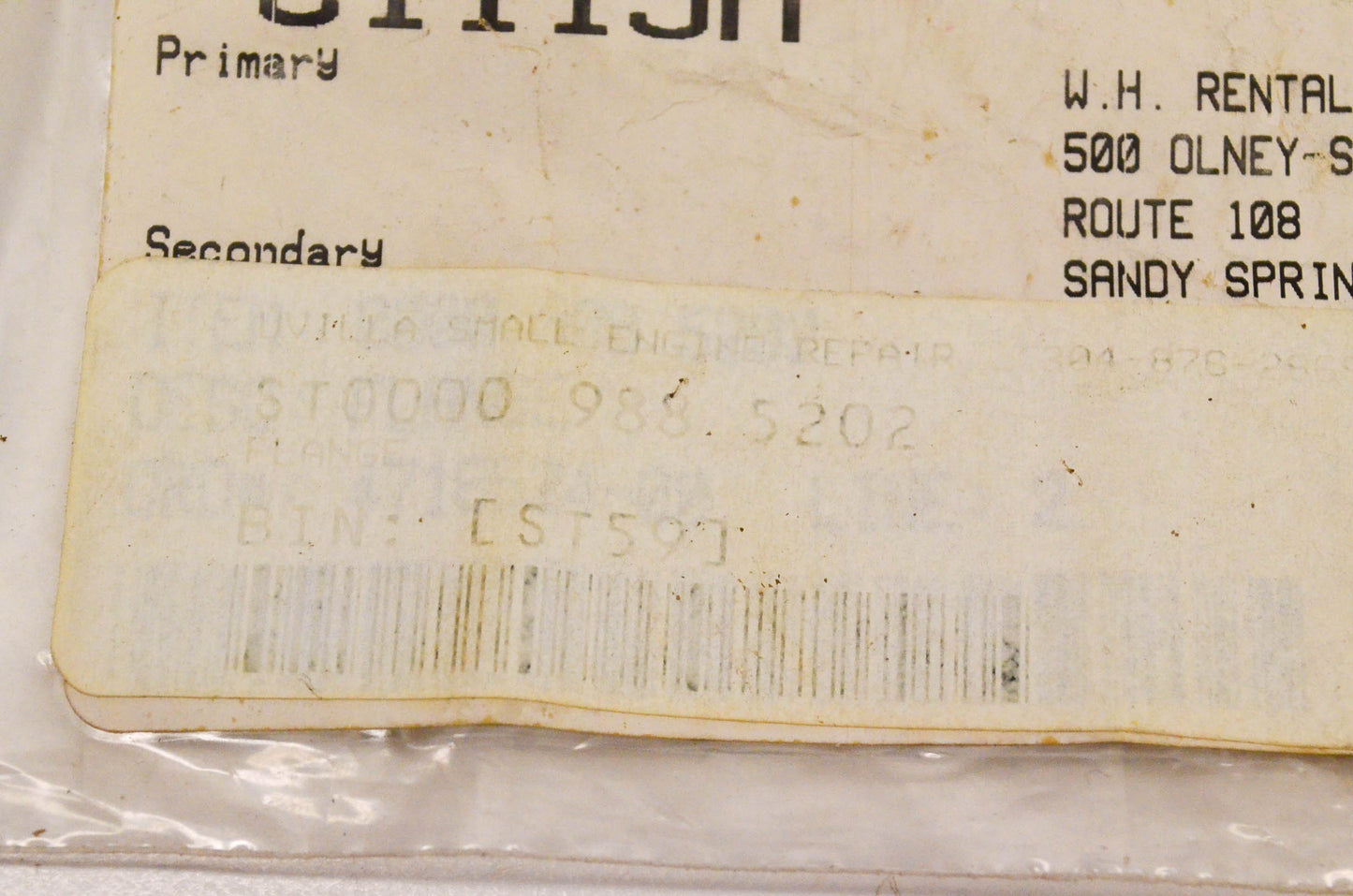New OEM Stihl 0000-988-5202, C1113A Connector Nipple NOS