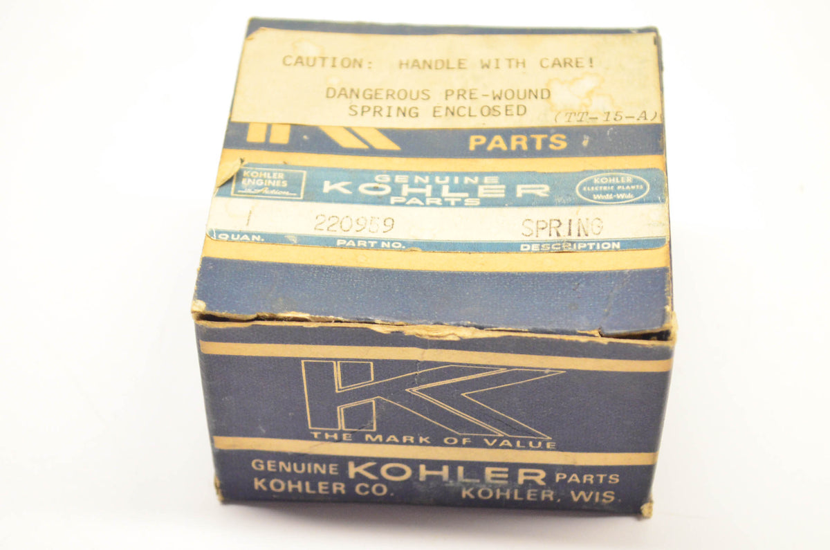 Kohler 220959 Recoil Starter Spring NOS