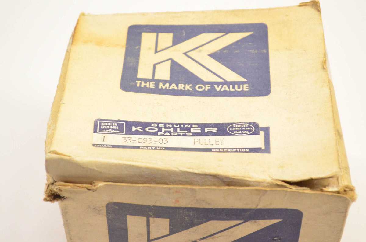 Kohler 33-093-03, 33 093 03 Pulley NOS