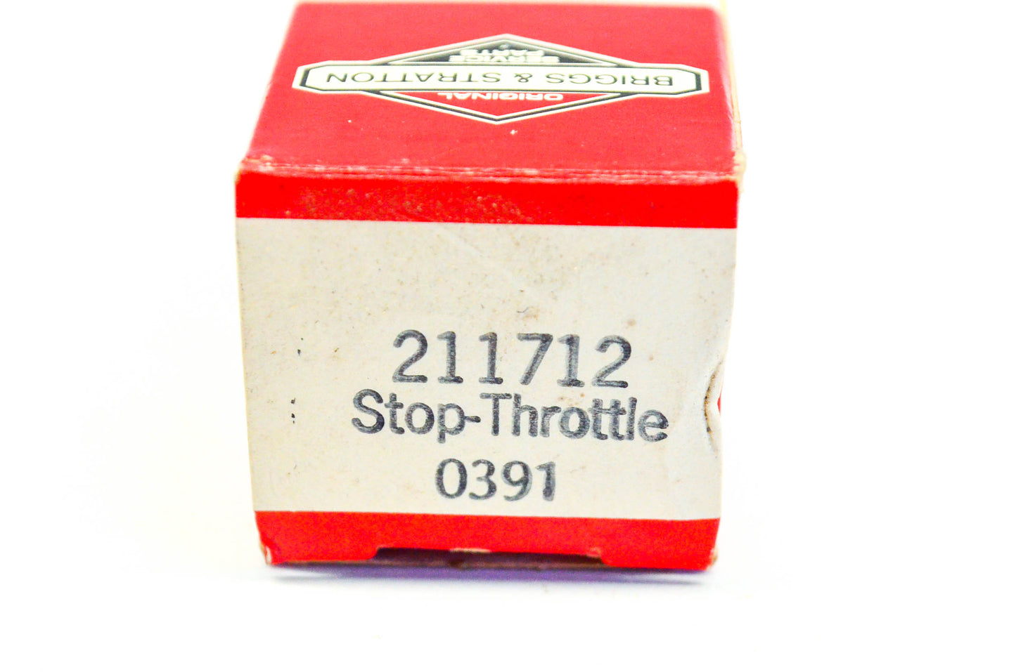 New OEM Briggs & Stratton 211712, 0391 Throttle Stop NOS