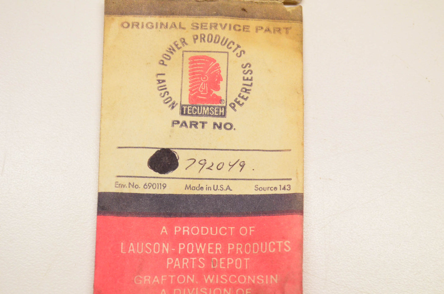 Tecumseh 792049 Pin NOS