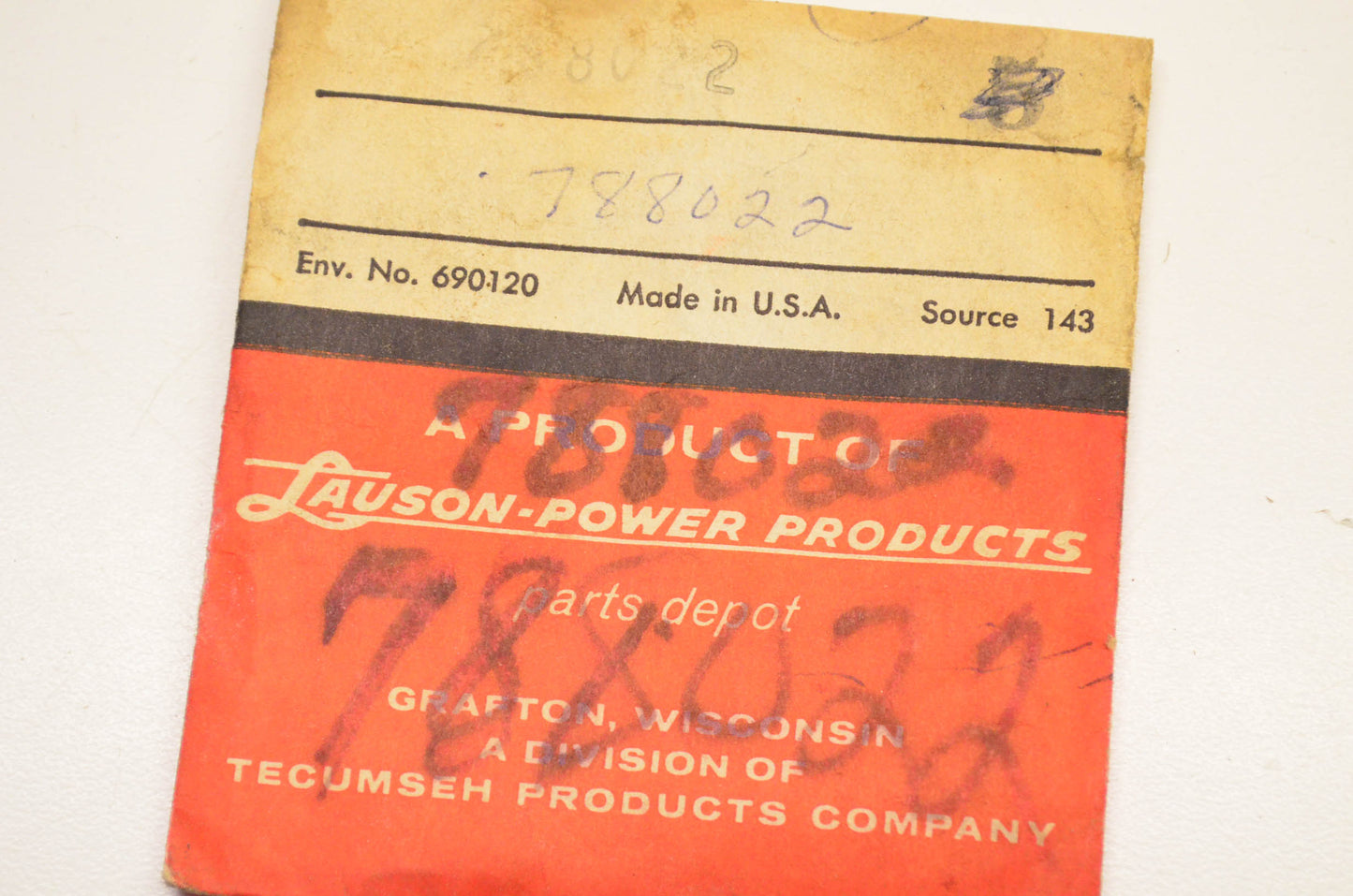 Tecumseh 788022 Gasket NOS