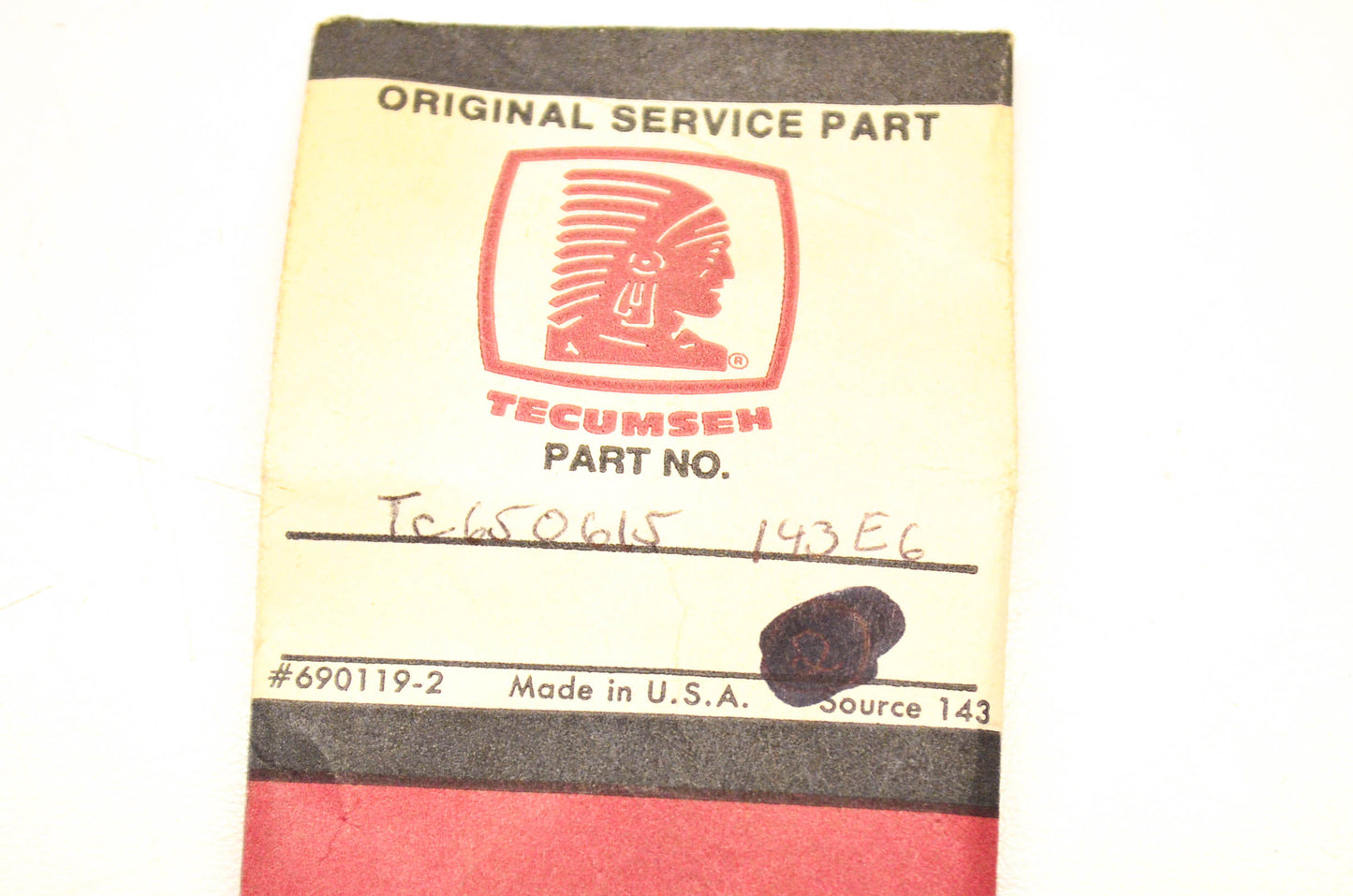 Tecumseh 650615 Washer NOS
