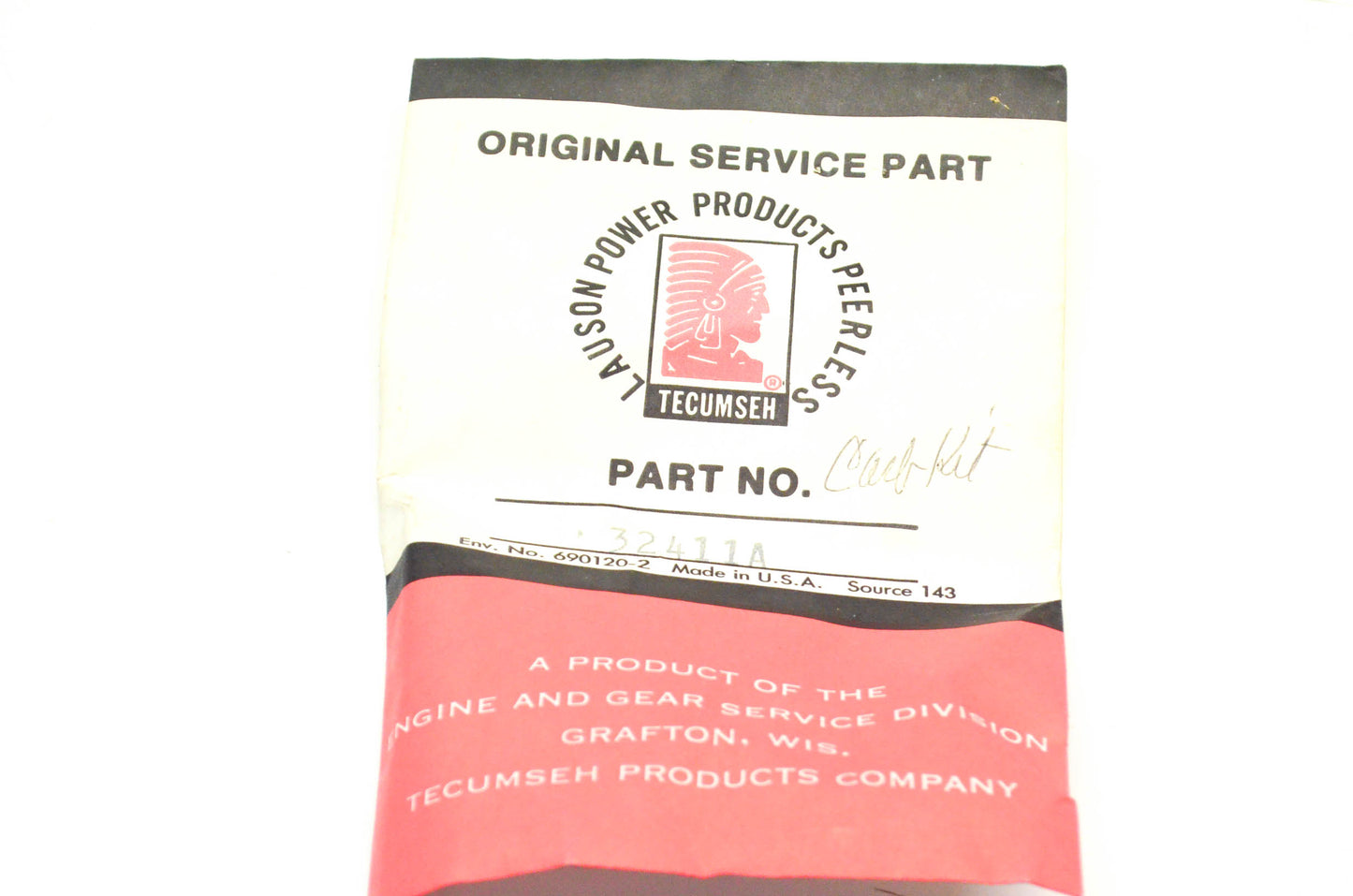 Tecumseh 32411A Carburetor Needle Repair Kit NOS
