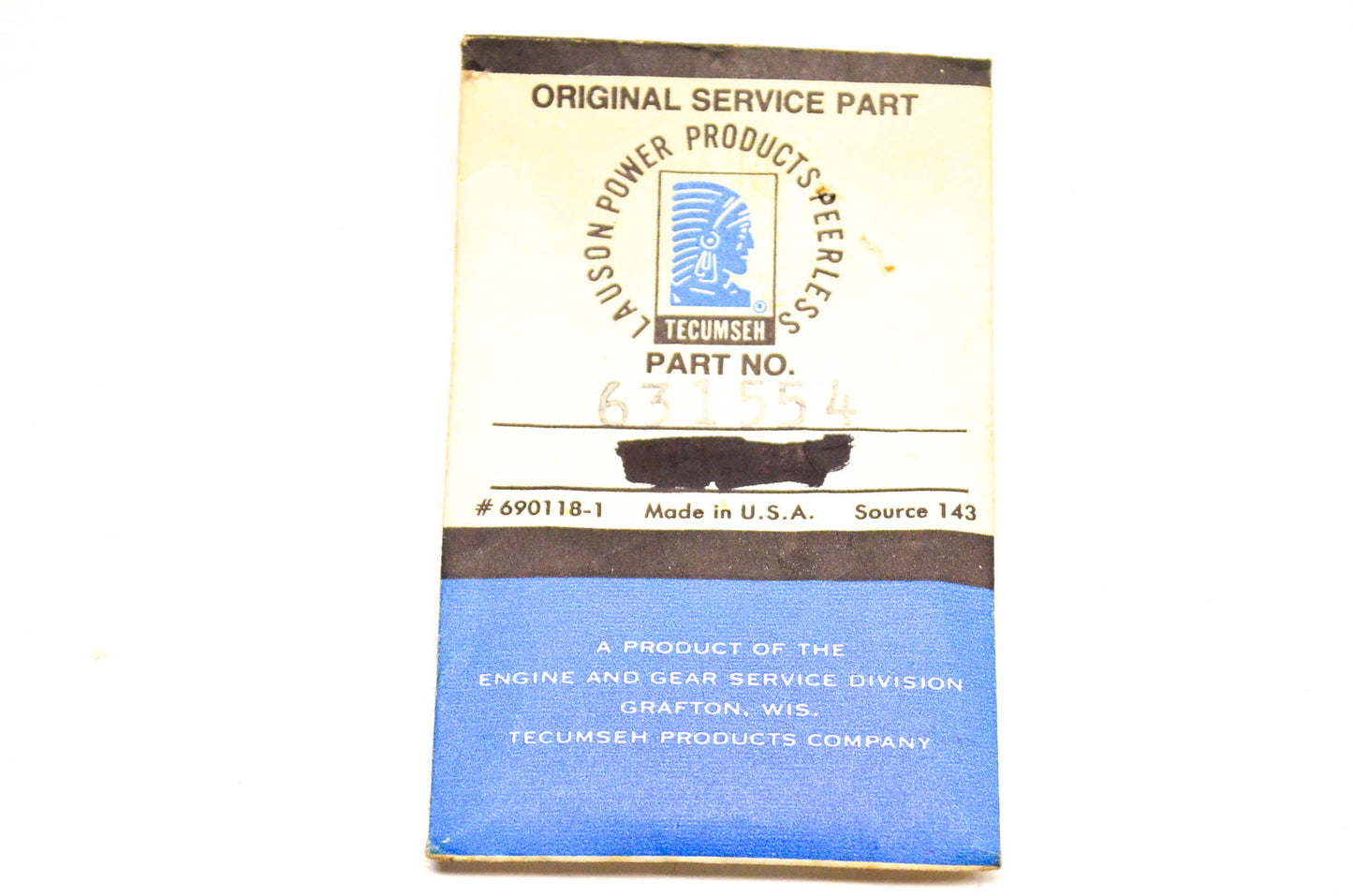 Tecumseh 631554 Gasket NOS