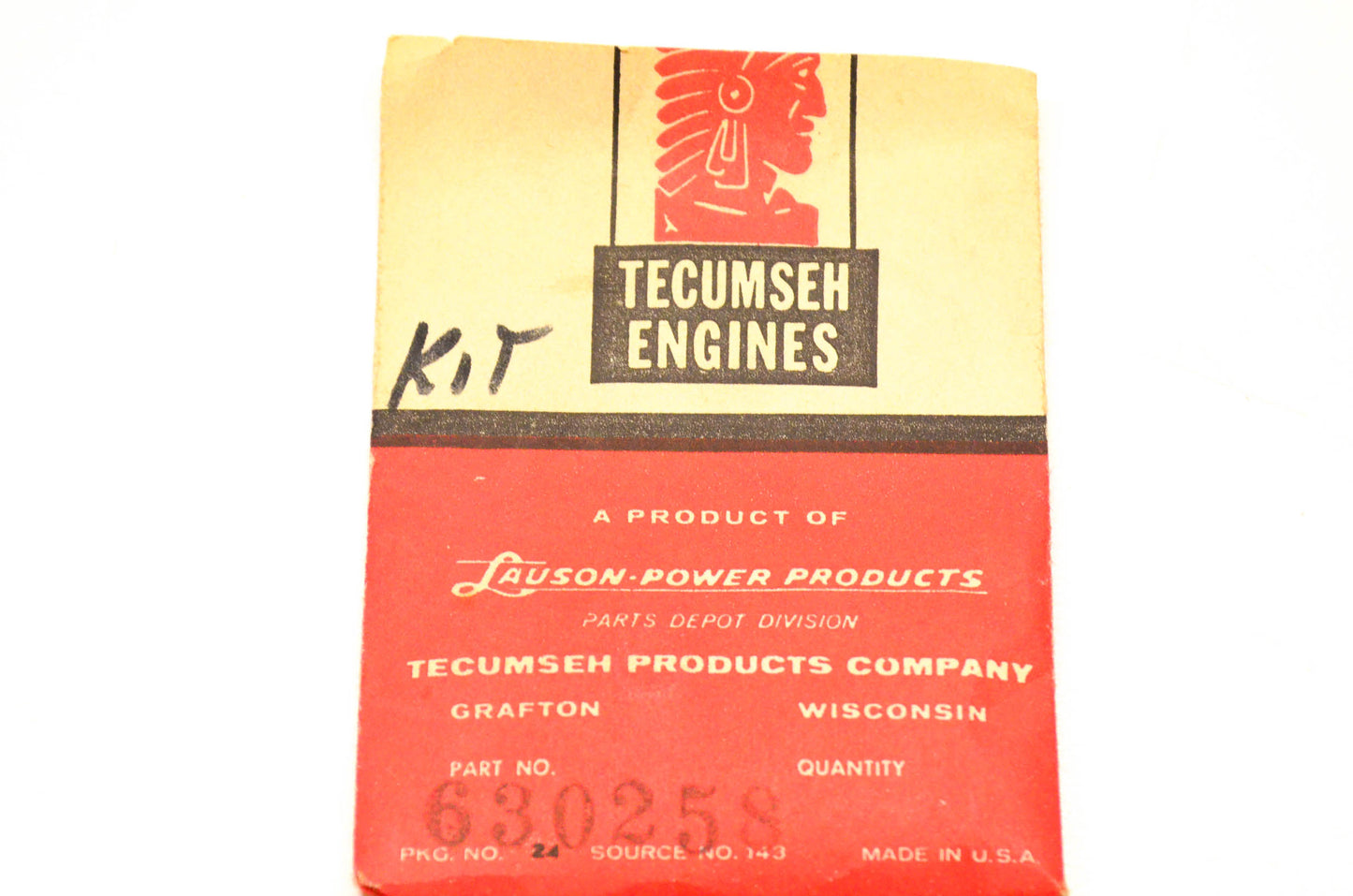 Tecumseh 630258 Gasket Kit NOS