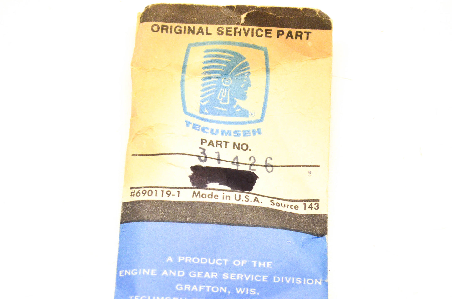 Tecumseh 31426 Extension Spring NOS