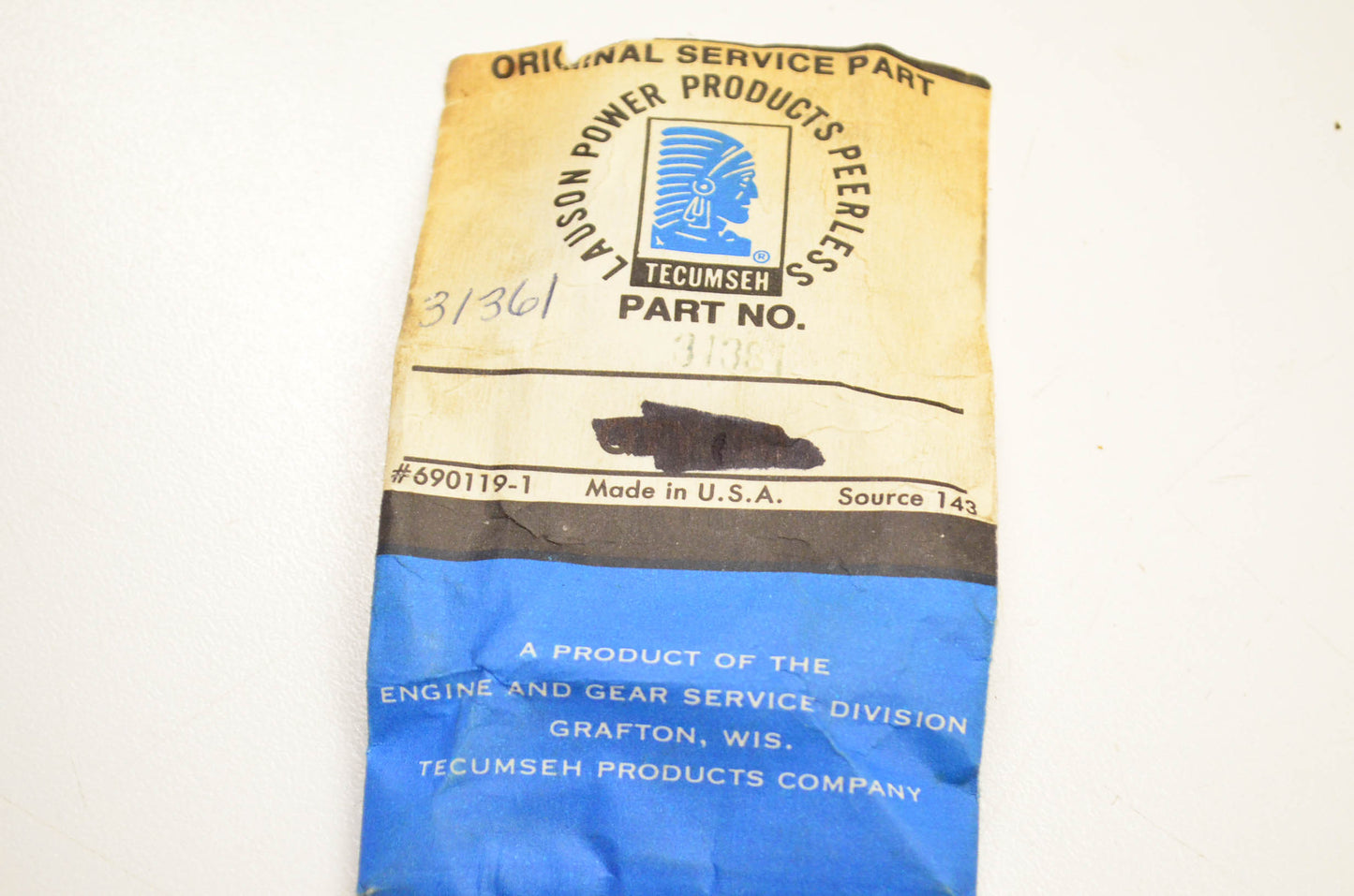 Tecumseh 31361 Governor Spring NOS