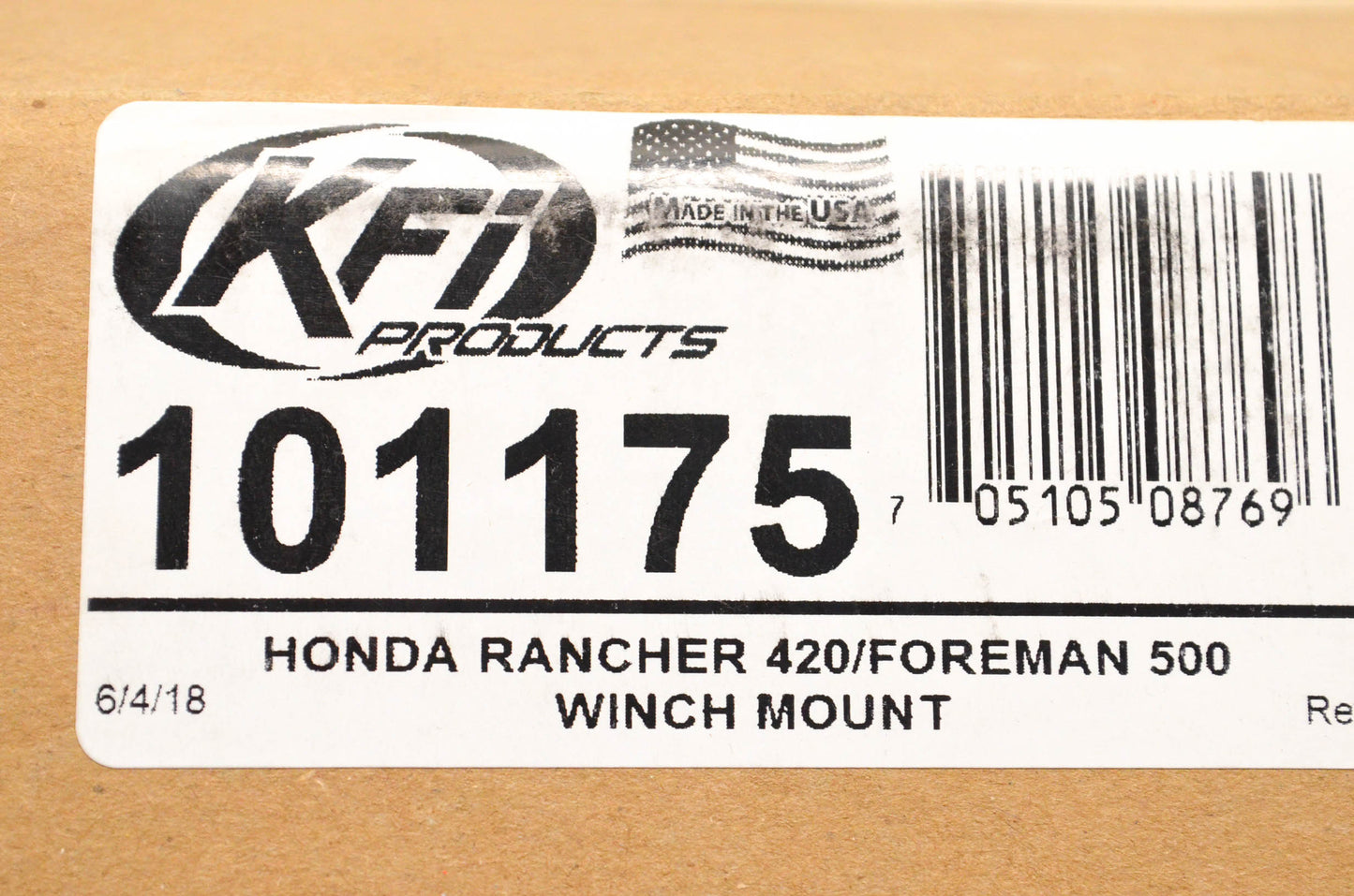 KFI 101175, 10-1175 Winch Mount Kit NOS