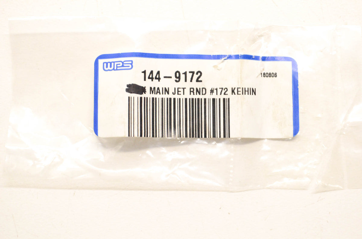 Keihin 144-9172, KE019.207 Round Main Jet NOS