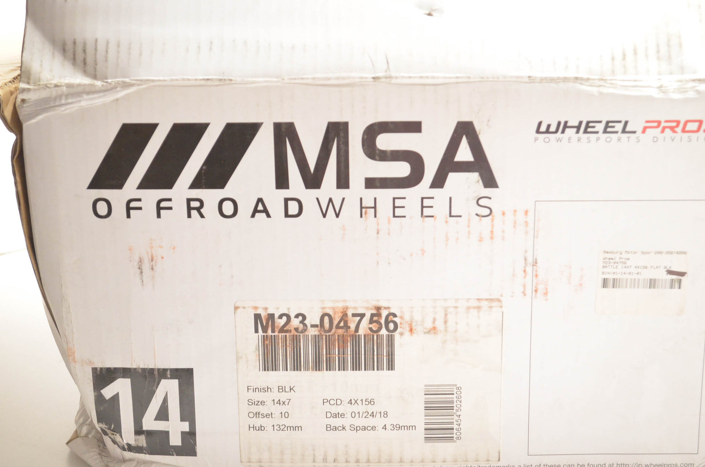 MSA M23-04756 Offroad Battle M23 Wheel NOS