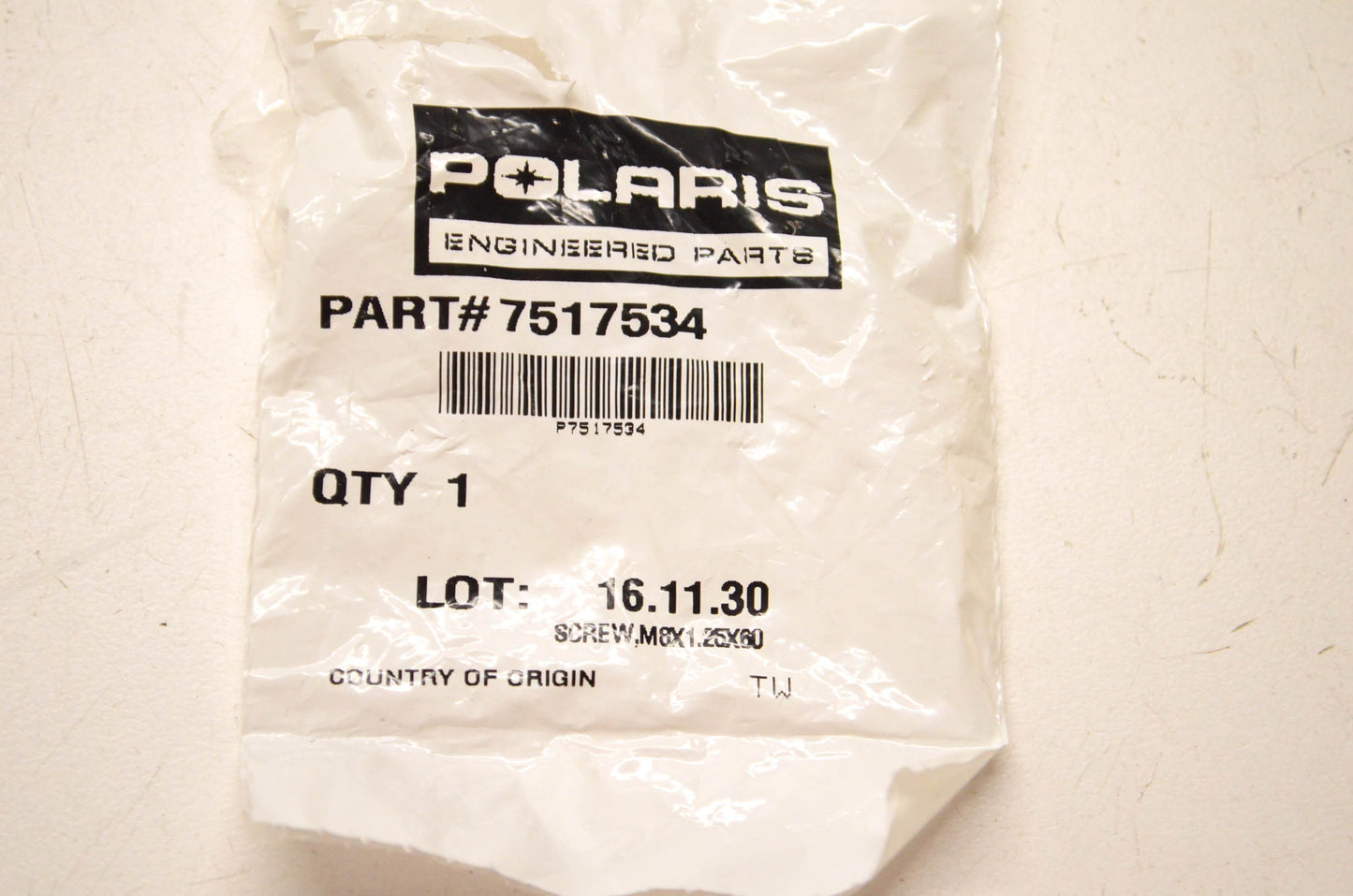 New OEM Polaris 7517534 Screw Bolt NOS