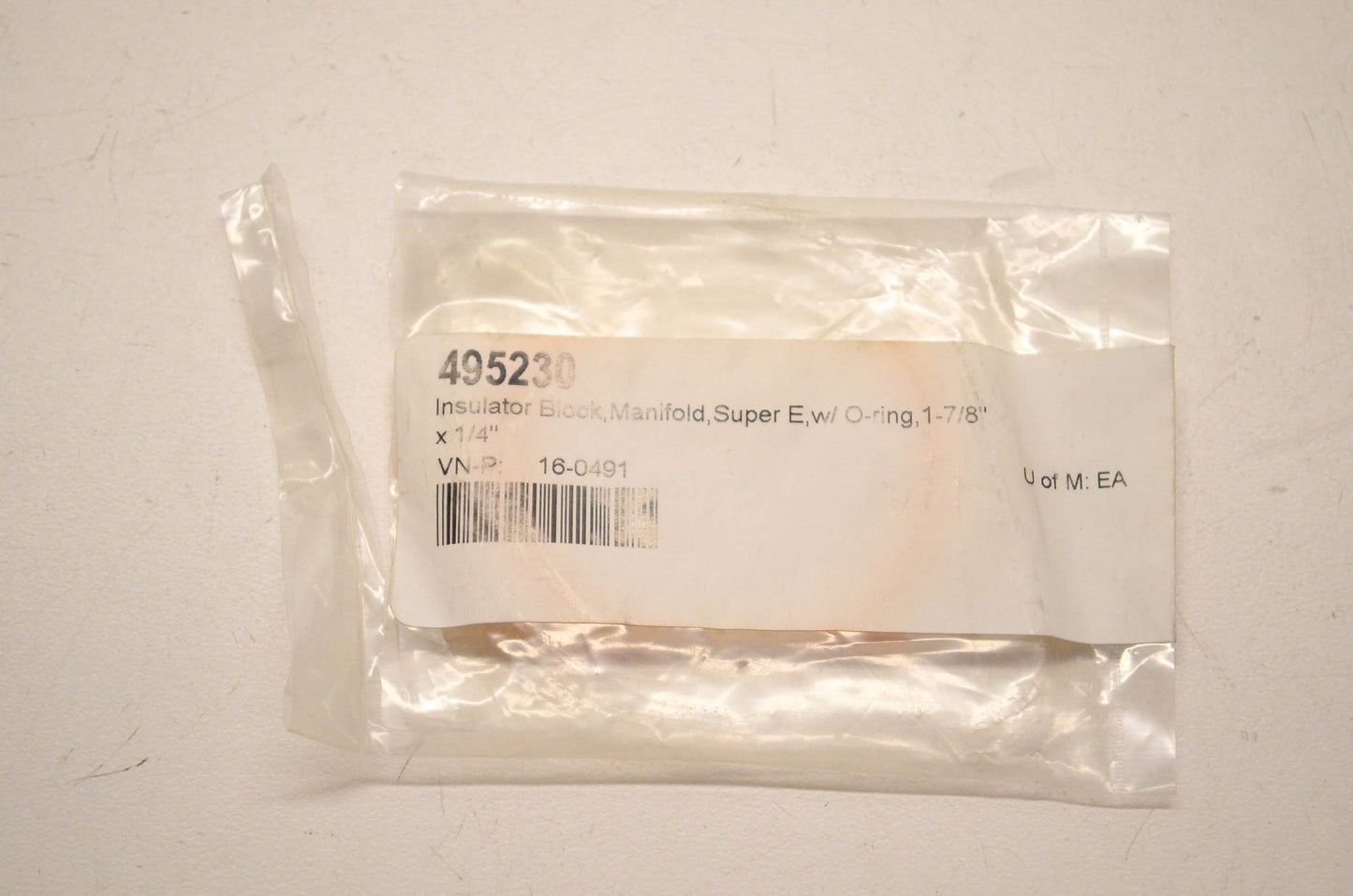 S&S Cycle 16-0491 Insulator Block with O-Ring NOS