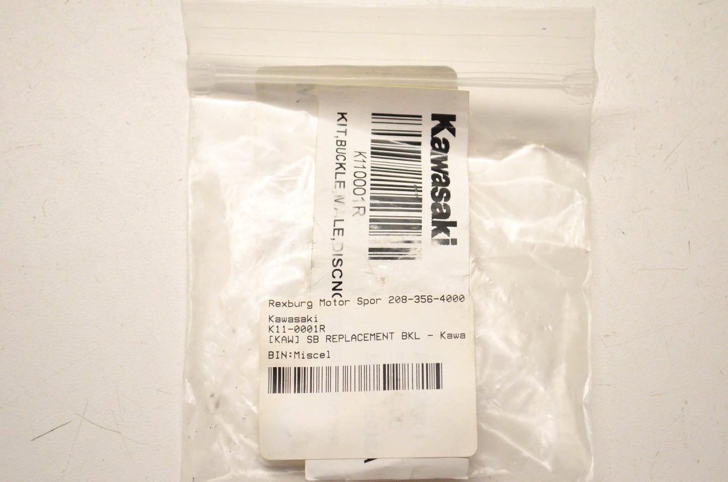 New OEM Kawasaki K11-0001R Replacement Buckle Male NOS