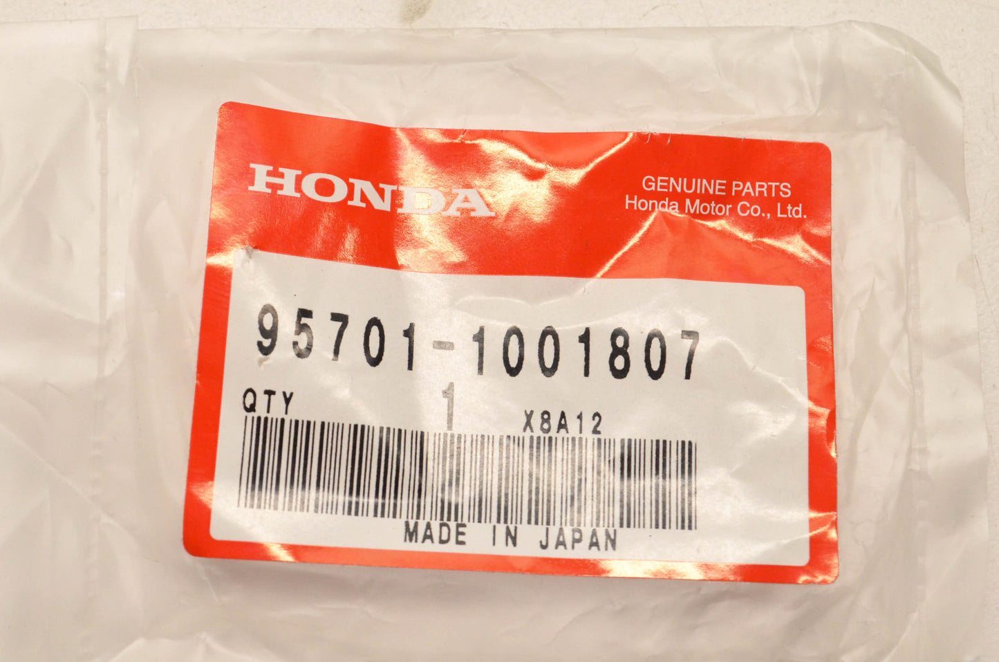 New OEM Honda 95701-1001807 Flange Bolt NOS