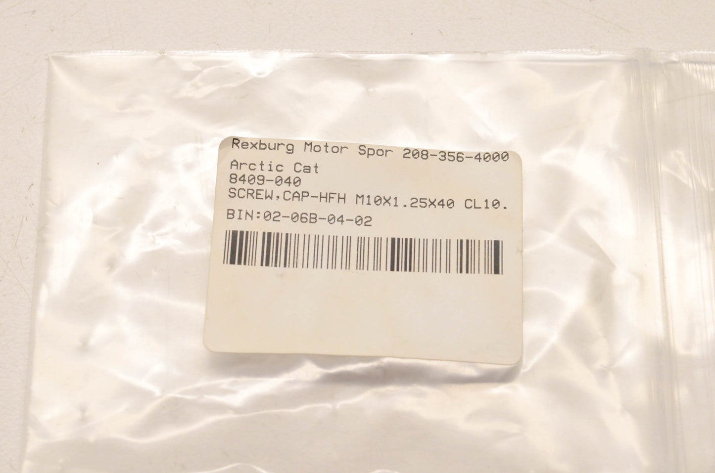 New OEM Arctic Cat 8409-040 Cap Screw NOS